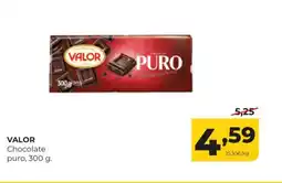 Alimerka VALOR Chocolate puro oferta