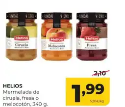 Alimerka HELIOS Mermelada de ciruela, fresa o melocotón oferta