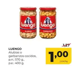 Alimerka LUENGO Alubias o garbanzos cocidos oferta