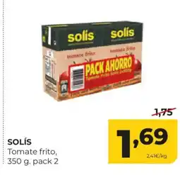 Alimerka SOLÍS Tomate frito oferta