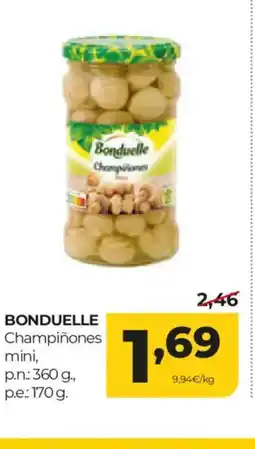 Alimerka BONDUELLE Champiñones mini oferta