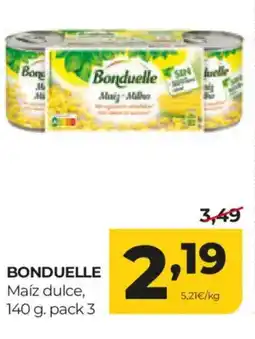 Alimerka BONDUELLE Maíz dulce oferta