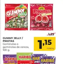 Alimerka GUMMY JELLY/ PIKOTAS Gominolas o gominolas de cereza oferta