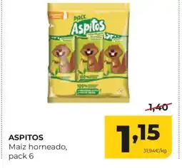 Alimerka ASPITOS Maíz horneado oferta