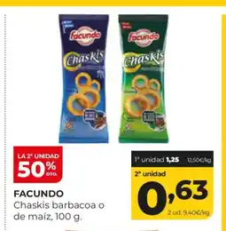 Alimerka FACUNDO Chaskis barbacoa o de maíz oferta