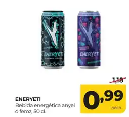 Alimerka ENERYETI Bebida energética anyel o feroz oferta