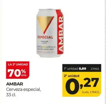 Alimerka AMBAR Cerveza especial oferta
