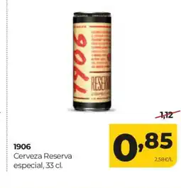 Alimerka 1906 Cerveza Reserva especial oferta