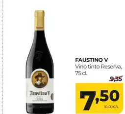 Alimerka FAUSTINO V Vino tinto Reserva oferta