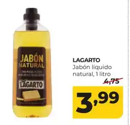 Alimerka LAGARTO Jabón líquido natural oferta