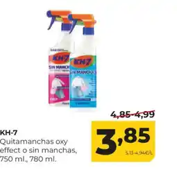 Alimerka KH-7 Quitamanchas oxy effect o sin manchas oferta