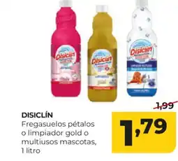 Alimerka DISICLÍN Fregasuelos pétalos o limpiador gold o multiusos mascotas oferta