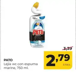 Alimerka PATO Lejía wc con espuma marine oferta