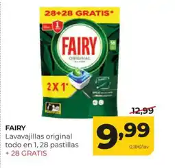 Alimerka FAIRY Lavavajillas original todo en 1, 28 pastillas oferta