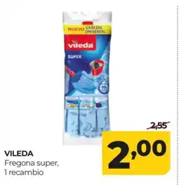 Alimerka VILEDA Fregona super, 1 recambio oferta