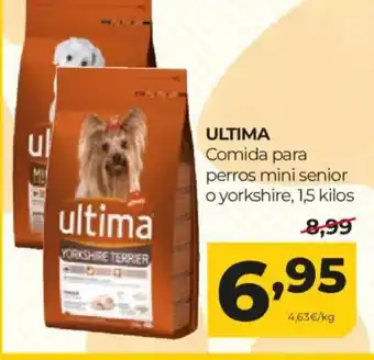 Alimerka ULTIMA Comida para perros mini senior o yorkshire oferta