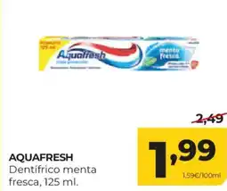 Alimerka AQUAFRESH Dentifrico menta fresca oferta