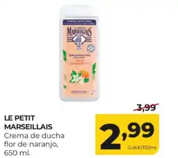 Alimerka LE PETIT MARSEILLAIS Crema de ducha flor de naranjo oferta
