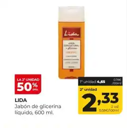 Alimerka LIDA Jabón de glicerina líquido oferta