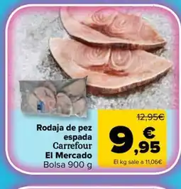 Carrefour Market CARREFOUR EL MERCADO Rodaja de pez espada oferta