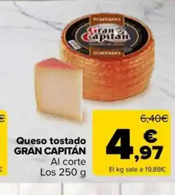 Carrefour Market GRAN CAPITAN Queso tostado oferta