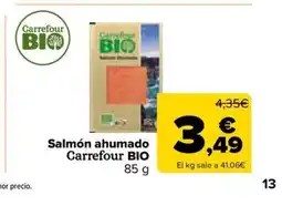 Carrefour Market CARREFOUR BIO Salmón ahumado oferta