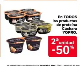 Carrefour Market YOPRO En TODOS los productos de proteína Cuchara oferta