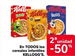 Carrefour Market KELLOGG'S En TODOS los cereales infantiles oferta