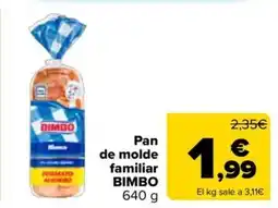 Carrefour Market BIMBO Pan de molde familiar oferta