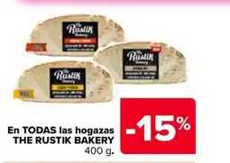 Carrefour Market THE RUSTIK BAKERY En TODAS las hogazas oferta