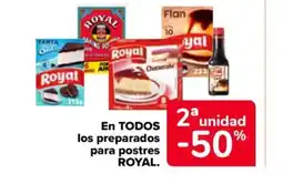 Carrefour Market ROYAL En TODOS los preparados para postres oferta