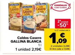 Carrefour Market GALLINA BLANCA Caldos Casero oferta