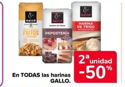 Carrefour Market GALLO En TODAS las harinas oferta