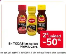 Carrefour Market PRIMA En TODAS las salsas oferta