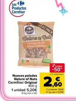 Carrefour Market CARREFOUR ORIGINAL Nueces peladas Nature of Nuts oferta