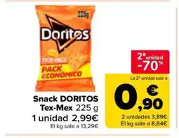 Carrefour Market DORITOS Snack Tex-Mex oferta