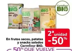 Carrefour Market CARREFOUR BIO En frutos secos, patatas y snacks salados oferta