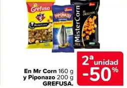 Carrefour Market GREFUSA En Mr Corn 160 y Piponazo oferta