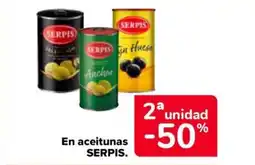 Carrefour Market SERPIS En aceitunas oferta