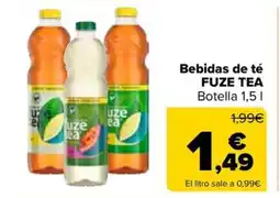 Carrefour Market FUZE TEA Bebidas de té oferta