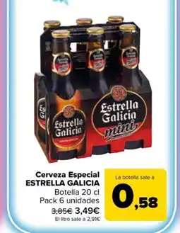 Carrefour Market ESTRELLA GALICIA Cerveza Especial oferta