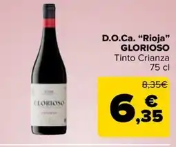 Carrefour Market GLORIOSO D.O.Ca. Rioja oferta