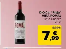 Carrefour Market VIÑA POMAL D.O.Ca. Rioja oferta