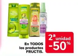 Carrefour Market FRUCTIS En TODOS los productos oferta