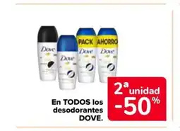 Carrefour Market DOVE En TODOS los desodorantes oferta