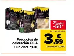 Carrefour Market OLIA Productos de coloración oferta