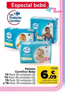 Carrefour Market CARREFOUR BABY Pañales oferta