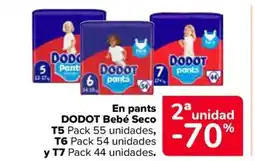 Carrefour Market DODOT En pants Bebé Seco oferta