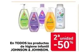 Carrefour Market JOHNSON & JOHNSON En TODOS los productos de higiene infantil oferta