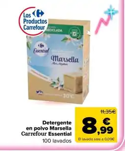 Carrefour Market CARREFOUR ESSENTIAL Detergente en polvo Marsella oferta